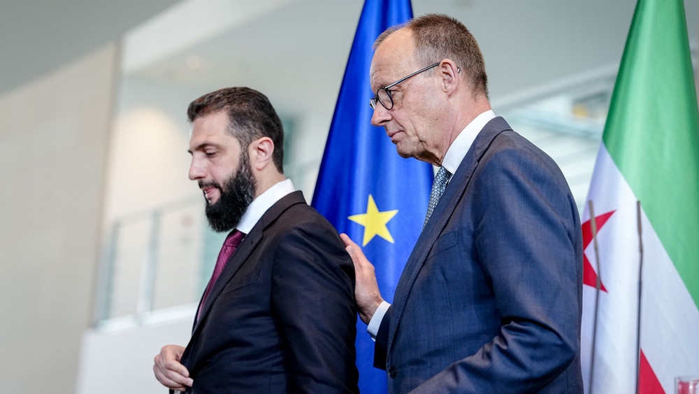 Syriens Übergangspräsident Ahmed al-Scharaa besucht Berlin