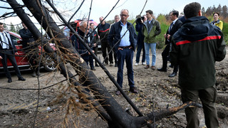 Merz in Waldbrandgebiet: «Das ist Klimawandel»