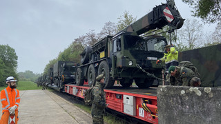 Nach Übung an der NATO-Ostflanke: Panzer per Zug zurück in Nordhessen