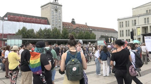 Leipzig: Demo gegen Rechtsextremismus vor Wahl in Sachsen