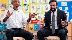 Erstes Treffen in New York: Obama und Mamdani singen mit Kindern