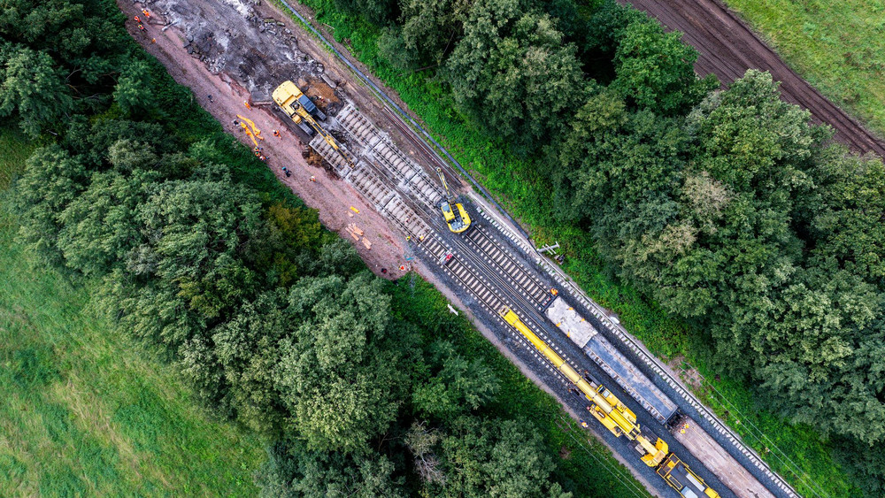 Auch 2026 wird im Schienennetz wieder viel gebaut. Unter anderem drohen fünf Generalsanierungen, den Zugverkehr zu belasten (Archivbild).