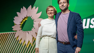 Brantner und Banaszak sind neue Grünen-Chefs