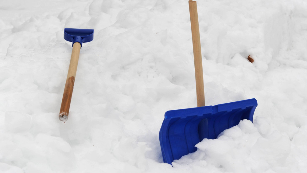 Effizienter Schneeschieber mit Rollen: Räumen Sie Schnee 3-4 Mal