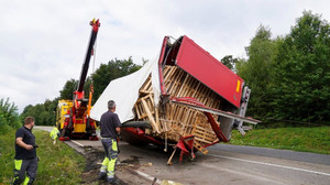 15 LKW im Rückwärtsgang: Unfall am Hattenbacher Dreieck
