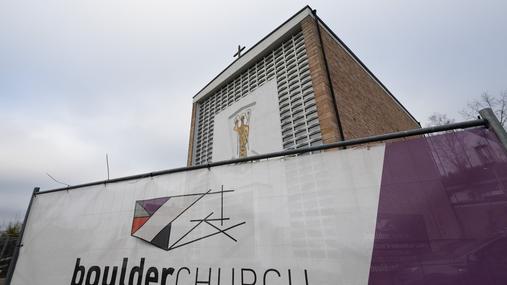 Noch wird gebaut, im April soll die "Boulderchurch" öffnen. 