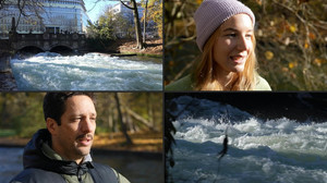 München versucht, verschwundene Eisbach-Welle zurück zu holen