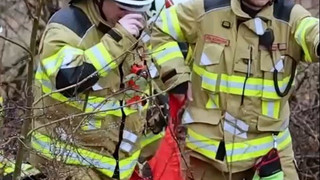 Simulierter Waldbrand: Katastrophenschützer proben Ernstfall