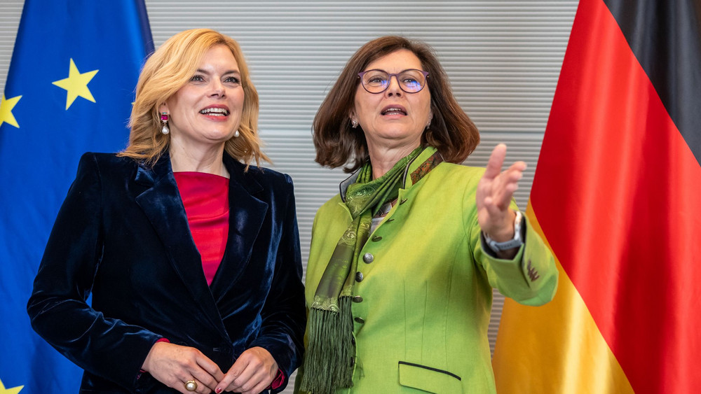 Bundestagspräsidentin Klöckner und Landtagspräsidentin Aigner