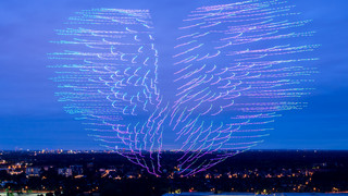 Drohnen-Lichtshow statt Feuerwerk in Wiesbaden?