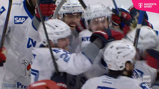 Adler Mannheim gewinnen das zweite Halbfinalspiel mit einem extrem kuriosen Tor