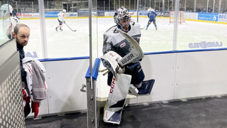 Kassel Huskies Torwart Maxwell wieder auf dem Eis