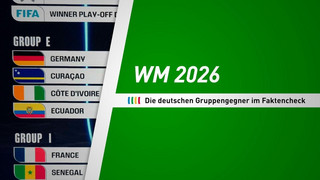 WM 2026: Die deutschen Gruppengegner im Faktencheck