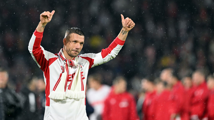 Köln Ikone Podolski sagt Danke Fußball