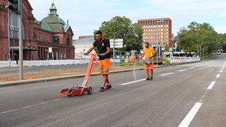 Wiesbaden: Bauarbeiten am Bahnhof nach sechs Wochen abgeschlossen