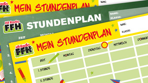 Stundenplan zum Ausdrucken: Besser und bunter lernen
