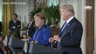 Trump bei Merz' Besuch: «Ich hatte meine Differenzen mit Angela»