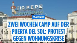 "Müde, aber wir bleiben": Besuch im Protestcamp gegen die Wohnungskrise in Spanien