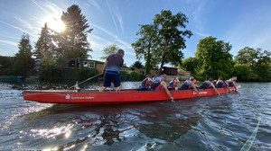 Gießener Drachenbootrennen beim Stadtfest am 19. August 2023