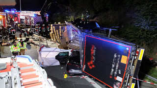 Tödlicher Unfall auf A3 – zwei Fahrstreifen wieder befahrbar
