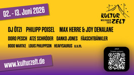 Kulturzelt Wolfhagen  - Festivalsommer in Wolfhagen