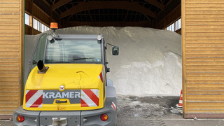 Winterdienst in Hessen: 90.000 Tonnen Streusalz eingelagert