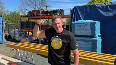 Ralf Moeller in Frankfurt: Werben um Nachwuchs im Handwerk