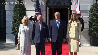Royaler Besuch im Weißen Haus: Trump empfängt König Charles und Camilla