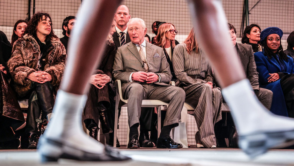 König Charles auf Londoner Modewoche