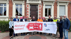Sicher Radfahren: Kreis Bergstraße startet „Abstand halten!“
