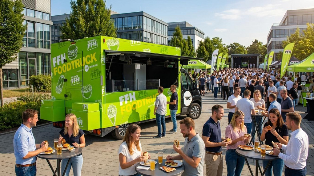 Lecker essen auf eurem Firmenfest: Der FFH-Foodtruck
