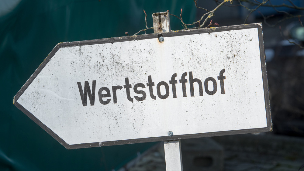 Der Wertstoffhof in Hünfeld zieht um. (Symbolbild)