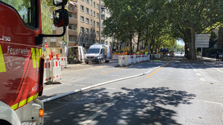 Gasleck sorgte für Sperrung der Mainzer Rheinallee