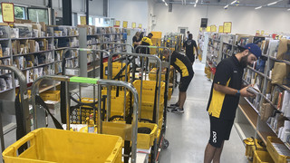 Neuer Post-Stützpunkt in Darmstadt: Briefe, Pakete, Elektro-Fahrzeuge