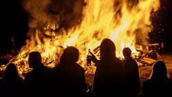 Osterfeuer Burgholzhausen