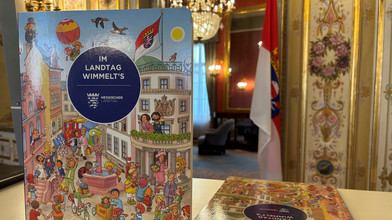 Der hessische Landtag als Wimmelbuch