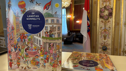 Der hessische Landtag als Wimmelbuch