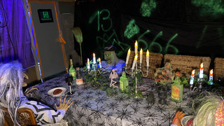 Halloween-Haus in Biebesheim: Erschrecken und Staunen in Grusel-Burg