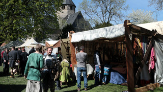 Mittelaltermarkt auf dem Schiffenberg in Gießen am Wochenende
