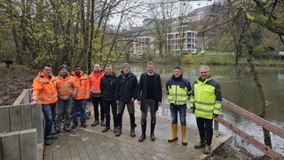 Weilburg: Anleger für Rollschiff auf Hauseley-Seite erneuert