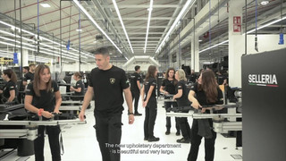 Automobili Lamborghini weiht neue Autosattlerei ein - Technologie, Handwerkskunst und Fachwissen im Herzen der Supersportwagen-Produktion