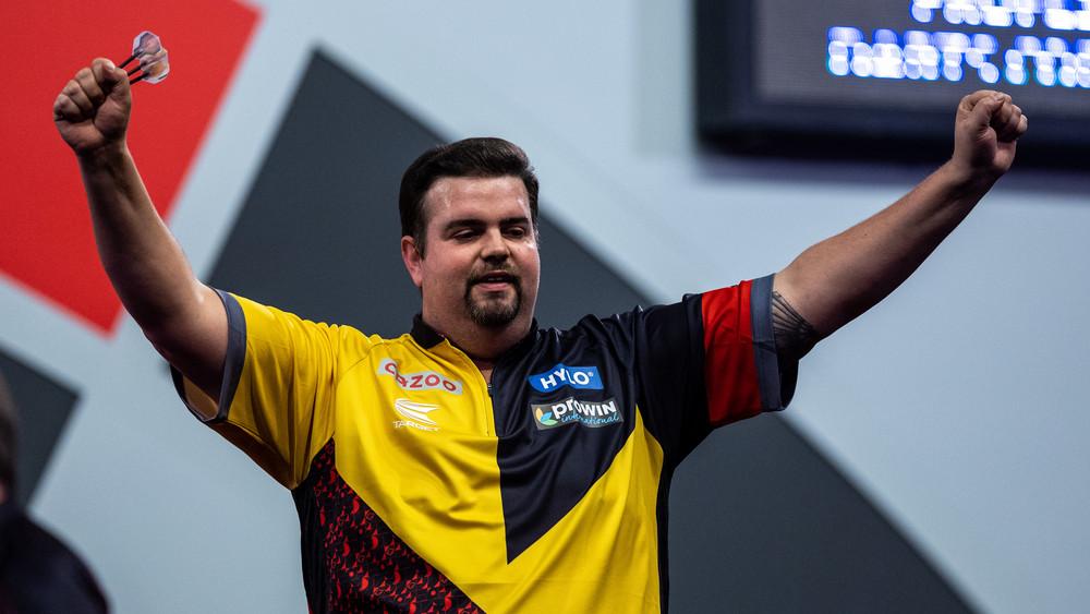 Die deutsche Darts-Hoffnung Gabriel Clemens stand schon im WM Halbfinale.