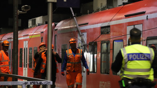 Bahn-Oberleitung in Riedstadt-Wolfskehlen gerissen - niemand verletzt