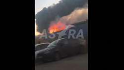 Brand wütet im Yandex-Rechenzentrum nach ukrainischem Drohnenangriff