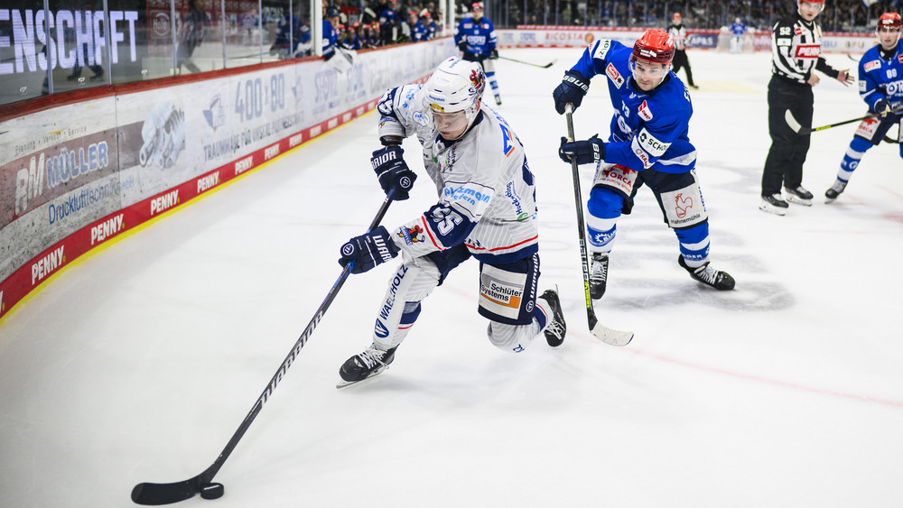 Verteidiger Johannes Huss hier noch im Trikot der Iserlohn Roosters soll bei den Huskies auch offensiv für Akzente setzen.