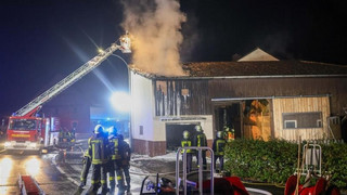 Scheune in Schlitz abgebrannt: 80.000 Euro Schaden