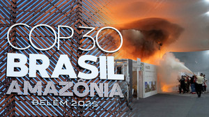 Zeltbrand verzögert Weltklimakonferenz