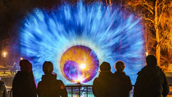 Winterlichter im Luisenpark Mannheim