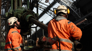 100 Meter tief: Erkundungsbohrungen in Frankfurt wegen Fernbahntunnel