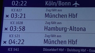 Streiks, Unwetter und Co. - Milliardenverlust bei der Deutschen Bahn